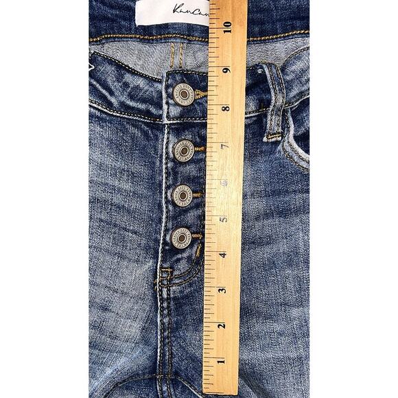 KanCan Mid-Rise Distressed Button Fly Skinny Jeans Size 7 27X29 - Picture 3 of 7